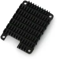Waveshare Aliuminis radiatorius, skirtas Raspberry Pi Compute Module 4 su šilumai laidžia juosta, juodas
