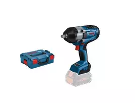 Akumuliatorinis smūginis veržliasukis Bosch GDS 18V-1000, 1/2", LB be akumuliatoriaus ir kroviklio, BITURBO