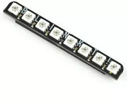 Pimoroni Blinkt! x8 adresuoti LED RGB, Raspberry Pi išplėtimas