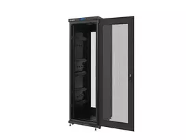 LANBERG laisvai pastatomas stelažas 19 colių spintelė 37U 600x800 tinklelio durys LCD plokščias paketas juodas