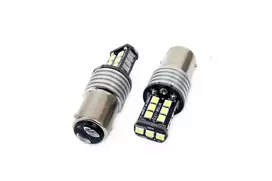 Amio Led lemputės P21W 144LED SMD 4014 BA15S CANBUS 1156 | Atbulinės eigos 2vnt.