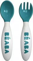 Beaba ergonomiški stalo įrankiai, +8 mėn, spalva: airy green