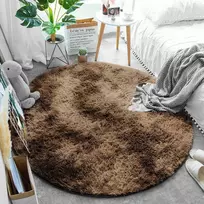 Strado Apskritas kilimėlis OmbreCoffee (Brown) universalus