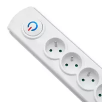 QOLTEC 50293 Apsauga nuo viršįtampių 8 lizdai 1,5m