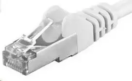 PremiumCord PREMIUMCORD Patch kabelis CAT6a S-FTP, RJ45-RJ45, AWG 26/7 10m baltas