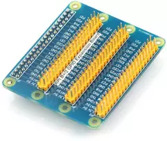 Oem Raspberry PI 4/3/B+/2 GPIO išplėtimo plokštė E1 - mėlyna