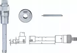 Insize Dydis SKERSMENS 3 TAŠKAI. ANALOGAS. 16-20