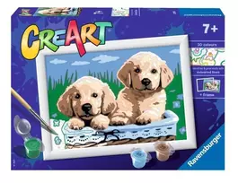 Ravensburger CreArt spalvinimo knygelė vaikams šuniukai