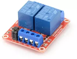 Oem Relės modulis 2 kanalų H/L su optoizoliacija - kontaktai 10A/250VAC - ritė 12V