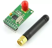 Oem nRF905 433MHz radijo modulis - THT siųstuvas/imtuvas su antena