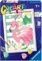 Ravensburger CreArt spalvinimo knygelė vaikams Rožinis flamingas