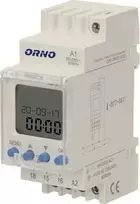 Orno Elektroninis Elektroninis laikmatis, 52 programos, 3 meniu kalbos, 2 moduliai, DIN TH-35mm
