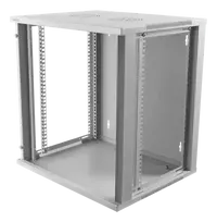 DELTACO 19 colių spintelė, 12U, 540x450mm, stovima arba sieninė, stiklinė