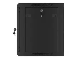 LANBERG sieninė spintelė 19 colių 6U 600x600 plieninės durys pilkas flat pack