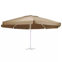 Pakaitinis audinys lauko skėčiui nuo saulės, taupe, 600cm