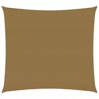 Uždanga nuo saulės, taupe spalvos, 3,6x3,6m, HDPE, 160g/m²