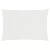 Uždanga nuo saulės, baltos spalvos, 2,5x4,5m, HDPE, 160g/m²