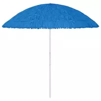 Paplūdimio skėtis, mėlynos spalvos, 300cm, havajietiško dizaino