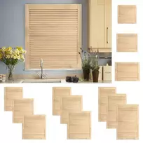 Spintelės durelės, 4vnt., 99,3x49,4cm, pušis, žaliuzių dizaino
