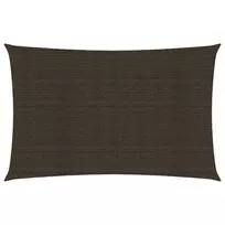 Uždanga nuo saulės, rudos spalvos, 3x5m, HDPE, 160g/m²