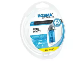Bosma lemputė H4, 60/55W 12V P43t komplektas (balta)
