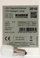Kaiser LED dienos šviesos lempa 1,2W f. 2006,2015,2115,4017,4018,4019