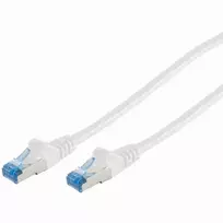 Shiverpeaks Patch kabelis CAT6a RJ45 S/FTP 3m baltas