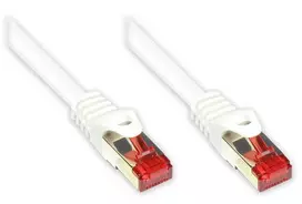 „Good Connections“ RNS komutacinis kabelis su apsaugine danga, Cat. 6, S/FTP, PiMF, PVC, 250MHz, baltas, 10m, „Good Connections“ (8060-100W)