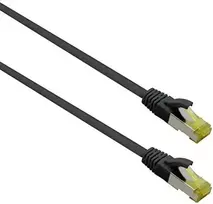 helos Patchkabel Cat 6a Superflex S/FTP RJ45 juodas 25m AWG27/7 GHMT