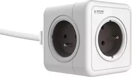 Savio PowerCube PC-02 maitinimo prailginimas 3 m 5 kintamosios srovės lizdas (-iai)