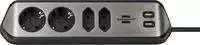 Buitinis ilgintuvas BRENNENSTUHL, 4 vt, 2USB, 2m