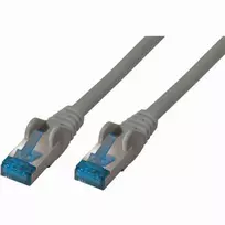 S-Conn S jungtis Cat6a - 0,5 m tinklo kabelis pilkas 0,5 m S/FTP (S-STP) (75711-0.5)