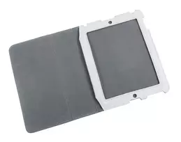 QUER Dėklas, skirtas Apple iPad 3, odinis baltas