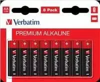 Verbatim ALKALINE BATTERY AA 8 PACK/HANGCARD