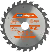 NORTON DISKINIS PJŪKLAS 160mm x 20mm x 24z MEDIENAI IR KOMPOZITAMS ATB (1,8 / 1,2)