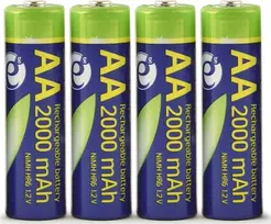 Gembird akumuliatorius AA/R6 2000mAh 4 vnt.