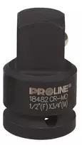 Cr-mo smūginis adapteris 3/4" galvutei - 1" kotas, proline