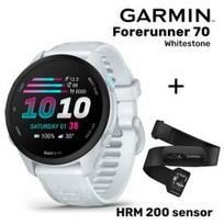 GARMIN Forerunner 70, Whitestone + HRM 200 sensor sportinis laikrodis 010-04307-01 / 010-13388-00