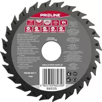 Profix Tarcza Plokščias šiurkštus pjovimo diskas, stambiais dantimis, su pjūklo ašmenimis, 125 mm proline