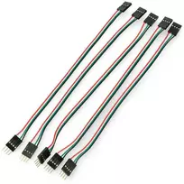 Oem Lizdas-kaištis juostinis laidas 4 kontaktų - 20cm - 5 vnt