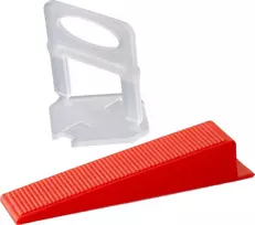 Klips Sąvaržėlė 2 mm, 300 vnt./pleištas, 100 vnt., „Proline“ plytelių tvirtinimo sistema