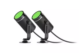 Bikuvalt Sodo žibintų rinkinys DELTACO SMART HOME 2 lemputės, 8W, RGB+švelni balta / SH-GLEX01