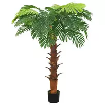 Dirbtinis paprastasis cikas su vazonu, žalias, 160cm