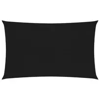 Uždanga nuo saulės, juodos spalvos, 2,5x4,5m, HDPE, 160g/m²