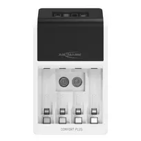Ansmann Automatinis greitas įkroviklis 1-4 NIMH AAA/AA, 9V su LED indikacija