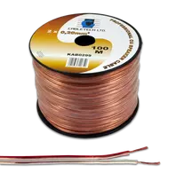 Cabletech Laidas kolonėlėms 2x0.2mm² skaidrus, OFC varinis