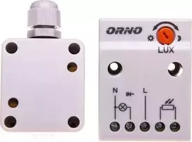 Fotorelė ORNO, 2300 W, IP65 jutiklis, dėžutė, OR-CR-232