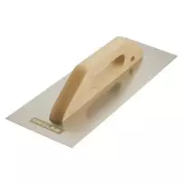 Paca Nerūdijančio plieno mentelė 680 * 130 mm lygi medinė rankena, proline