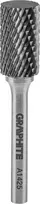 Graphite Metalo freza HM, A tipas (cilindrinis), 14 x 25 mm, kotas 6 x 45 mm