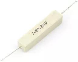 Oem THT RWA rezistorius 10W 0.33Ohm - 10 vnt